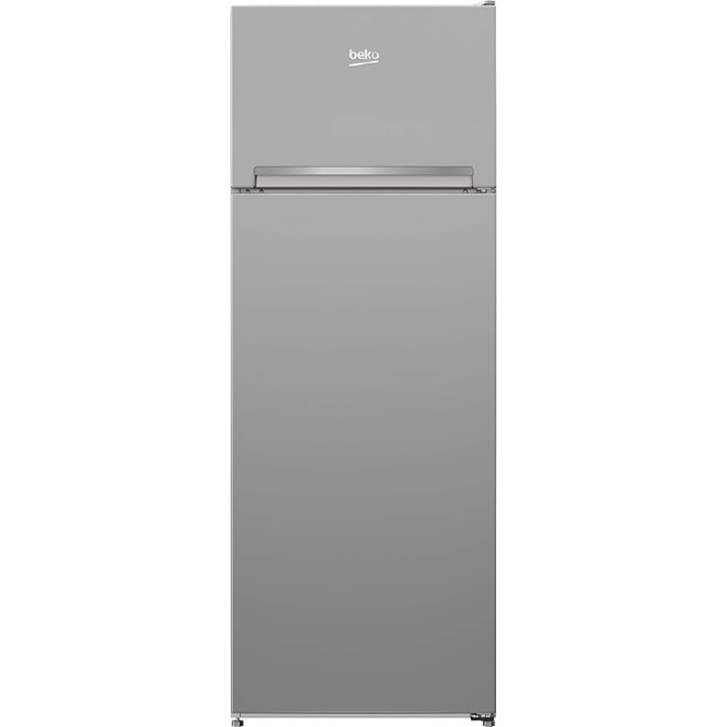 Beko RDSA240K40SN Freestanding Fridge/Freezer, 223 L Net Volume, 177 L Cooling, 46 L Freezer, MinFrost, Auto Defrost, Silver