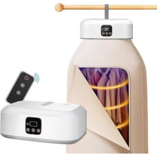 Portable Clothes Dryer Small, 2024 Electric Small Heat Pump Dryer, with Timer/UV Sterilisation/Auto Shut-Off, Hot Air Dryer Small for Apartment, Home, Travel