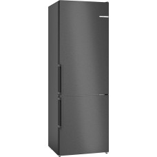 Bosch KGN49VXCT, Series 4, XXL Standing Fridge-Freezer, 203 x 70 cm, 311 L Cool & 129 L Freezer, Lower Freezer, NoFrost, VitaFresh XXL, PerfectFit, Brushed Steel