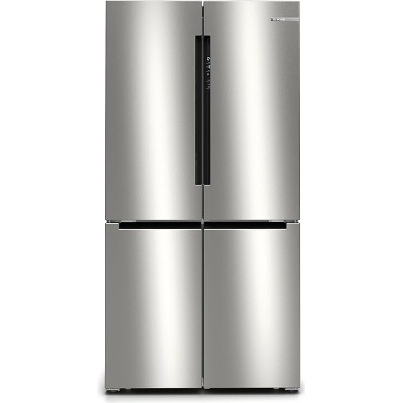 Bosch KFN96VPEA Series 4 Fridge-Freezer, 183 x 91 cm, 405 L Cool & 200 L Freezer, VitaFresh Longer Freshness, NoFrost Never Defrost Again, LED Lighting Even Illumination
