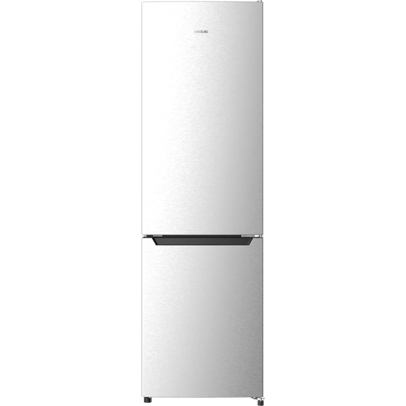 Cecotec Frigorífico Combi 2 Puertas Bolero CoolMarket Combi 250 Inox D. 250 L, Altura 180 cm and 55 cm de Ancho, Bajo Consumo, Sistema Multi Air Flow, Total No Frost y 2 Cajones