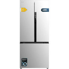 Cecotec Bolero CoolMarket FD 499 Inox E. Inverter Plus Compressor, Inox 178 x 75.9 cm, 499L, No Frost, Energy Class E, Multiairflow, Metal Cooling