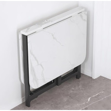 Moderner platzsparender klappbarer Esstisch mit verstellbaren Füßen, Anti-Rollover-Vorrichtung, ideal für kleine Wohnungen & Esszimmer, vielseitiges & stilvolles Design