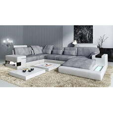 Bullhoff by Giovanni Capellini Hamburg Wohnlandschaft XXL nahast/kangast diivanikomplekt U-kujuline