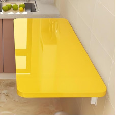 Wandmontierter Klapptisch Wandmontierter Klapptisch, Klappbarer Wandschreibtisch Funktioneller Hängeschreibtisch Klapptisch Wandmontage Mit Verstellbaren Stahlhalterungen Weiß L50xB30cm(L19.