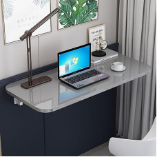 ZEQFEMKL seinale paigaldatud kokkupandav laud, seinale paigaldatud kokkupandav laud, ruumi säästja, kokkupandav ujuv laud, seinalaua, kokkupandav koju, õppetööle, magamistuppa