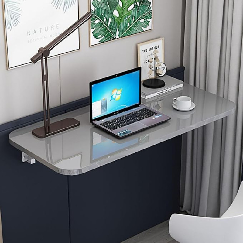 ZEQFEMKL seinale paigaldatud kokkupandav laud, seinale paigaldatud kokkupandav laud, ruumi säästja, kokkupandav ujuv laud, seinalaua, kokkupandav koju, õppetööle, magamistuppa