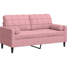 Rosa 2-Sitzer-Sofa mit Samtstoff | Bequem & Stabil | 157x77x80 cm | Wohnzimmer & Home Office Model3278222