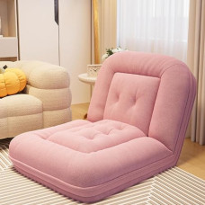 Laisk diivanvoodi, eemaldatav/pestav sametkangast kate, kokkupandav, ühekohaline diivanvoodi elutuppa, külaliskasutuseks, roosa, 140 x 85 cm