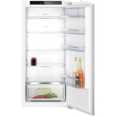 NEFF KI1413DD1, N 70, Built-In Fridge, Integrated Cooling Machine without Freezer Compartment 122.5 x 56 cm, 204 L Cooling, Flat Hinge, FreshSafe, LED Lighting, EcoAirflow, Safety Glass Shelves