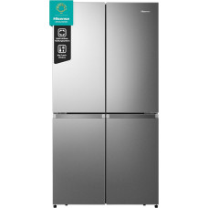 Hisense RQ758N4SAIE Cross Door Fridge-Freezer / NoFrostPlus / Inverter Compressor / Multiflow 360° / SuperCool / 178.5 cm / Fridge Capacity 393 l / Freezer Capacity 216 l / 40 dB / 320 kWh per Year /