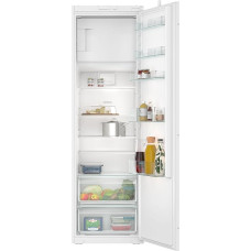 Siemens KI82LNSE0 iQ100, Built-in Fridge with Freezer, 177.5 x 56 cm Recess 246 L Cooling & 34 L Freezer, Made in Germany, Quick Cooling, FreshBox for Fruit and Vegetables, Quiet, Drag Hinge