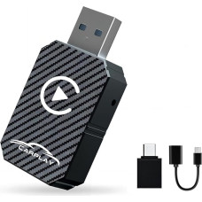 Traadita CarPlay adapter 2025 Uuendatud, traadita CarPlay dongle, muundab traadiga traadita, Plug and Play Car Play traadita adapter, ühildub autodega alates 2016 & iPhone iOS 12+