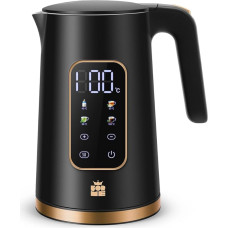 ForMe roostevabast terasest veekeetja 1,7 L temperatuuri seadistusega Temperatuuri valik 40-100°C I LED digitaalne temperatuuri näidik I Temperatuuri reguleeritav veekeetja I teekannu teekeetja soojendusfunktsioon I BPA
