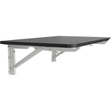 7LiuYueFei6 nähtamatu seinalaua seinale riputatav söögilaud laud seinale riputatav köögi väike korteririiul valge/must 6030,6040,8030,8040,10030,10040,10050 (must 120x50)