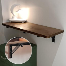 Faltbarer Computertisch zur Wandmontage, platzsparend, zusammenklappbar, Werkbank für Wäsche, Küche, Regal, Tisch, einfach zu montieren, ideal für Home Office und kleine Räume