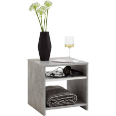 FMD Möbel, Lund 653-001E Küljelaud 40,0 x 40,0 x 40,0 cm (B x K x S) Hall / valge