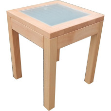 Colonia tahke pöidla klaasist küljelaud 45 x 45 x 60 cm