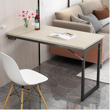 An der Wand montierter Klappschreibtisch für Wäschestationen, beež, platzsparender Schreibtisch (47 x 20 Zoll)