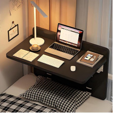An der Wand montierter Klapptisch auf dem Schlafsaalbett, Klappbarer Wandklapptisch, An der Wand montierte Klapptische, An der Wand montierter Klappschreibtisch, Klappbarer Schreibtisch zur