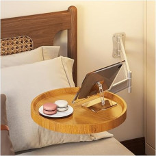 Seinale paigaldatav öökapita öökapita magamistuba väike kokkupandav laud riputatav küljelaud perforeeritud seinale väike öökapita 28cm (valge)