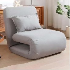 Faltbarer Schlafsessel mit hoher Rückenlehne, abnehmbarer, waschbarer Bezug, ideal für Gaming, Wohnzimmer und Schlafzimmer