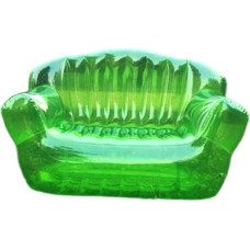 Unikicool Läbipaistev täispuhutav topelt diivan tool, täispuhutav läbipaistev tool, läbipaistev täispuhutav laisk diivan tool, kaasaskantav läbipaistev matkasohva diivan, telkimiseks, ujumisbasseiniks