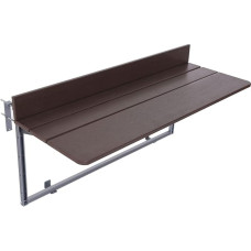 Generisch Klapptisch Verstellbarer, klappbarer Balkon-Stehtisch - platzsparendes 20 x 37 cm großes Design für Terrasse, Garten und Balkon. Stiilne, kompakte Möbel für kleine Räume