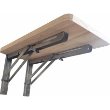 Klapptisch Platzsparender, an der Wand montierter, klappbarer Küchentisch. Kompakter Ess- und Frühstückstisch aus weißem Holz (80 x 20 cm) für kleine Wohnungen, Cafés und minimalistische Räu