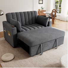 Idemon kaasaegne multifunktsionaalne diivan magamisfunktsiooniga, reguleeritav seljatugi, joogihoidja ja padi, sobib elutuppa, magamistuppa (hall)