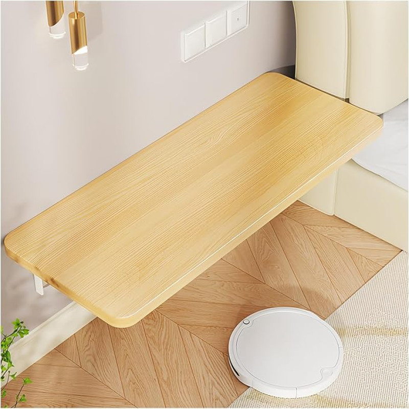 Ujuv sülearvuti töölaud, kokkupandav seinariiul, väike kokkupandav laud, raske töölaud, puidust seinaplaat väikestele ruumidele (Hall, 20 x 120 cm)