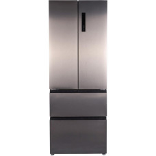PKM FD443ENFDIX French Door Fridge Freezer 443 L | 2 Door with Display | Stainless Steel Design | 143 L 4 Star Freezer | No Frost | Display with Touch Control | Only 37 dB