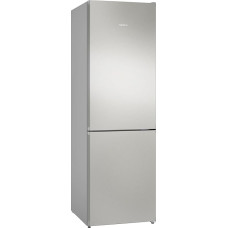 Siemens KG36N2ICF iQ300, Freestanding Fridge-Freezer, 186 x 60 cm, 218 L Cooling & 103 L Freezer, noFrost, hyperFresh for Longer Freshness, Bottle Holder, AntiFingerprint, Brushed Steel