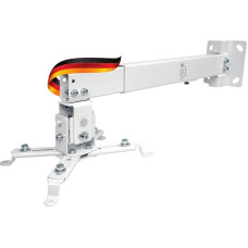 SCHWAIGER 9468 projektori seinakinnitus laekapiiritus universaalne klamber pööratav Max. 20 kg Valge