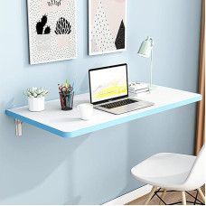 An der Wand montierter Klapptisch für Waschküche, an der Wand montierter Esstisch, zusammenklappbar, an der Wand montierter Computertisch, stabil und robust, für Arbeitszimmer, Schlafzimmer