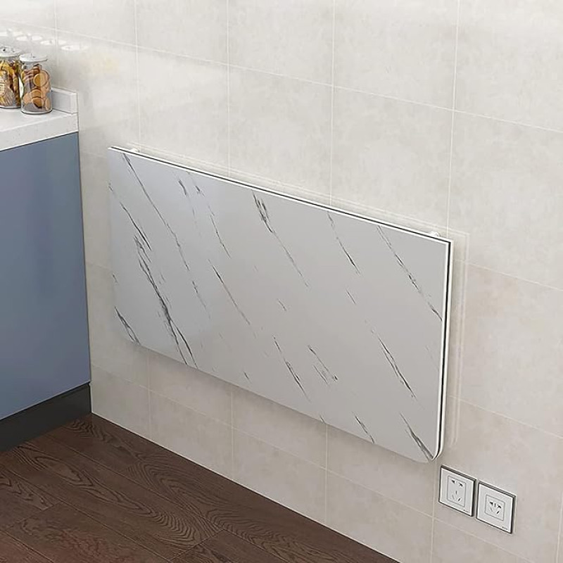 Ujuv seinalaua, seinale paigaldatud kokkupandav laud pesuruumi, köögi söögilaud väikestesse ruumidesse pesuruumi, kodubaari, köögi ja söögitoa jaoks