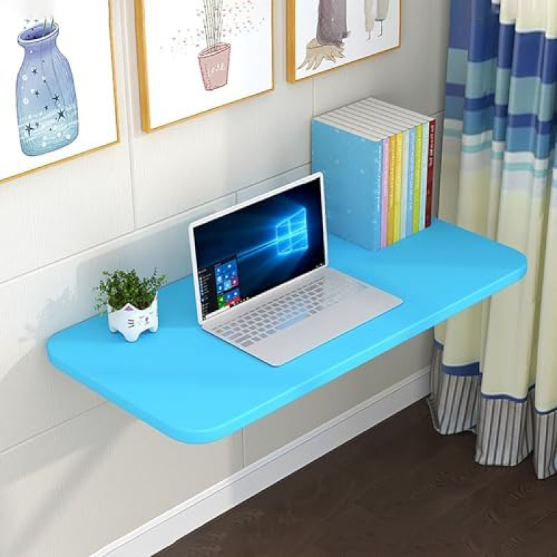 Seinale paigaldatud kokkupandav laud, kokkupandav seinale paigaldatud töölaud, puidust ujuv laud, kokkupandav seinale paigaldatud kokkupandav laud, ruumi säästev, lihtne kasutada