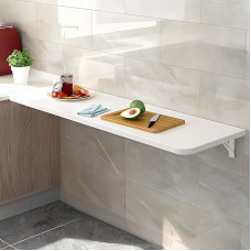 Seina kokkupandav laud Seinale paigaldatav kokkupandav laud Raske ujuv laud seina jaoks Reguleeritavad terasklambrid kollane L40 x W30 cm (L15,7 x W11,8 tolli)