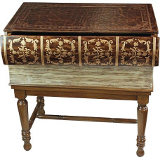 Design Toscano OA946 Külgmine raamaturiiul 'Stacked Shakespeare Volumes' puidust raamaturiiul, täisvärviline, 43,25 x 62,25 x 62,25 cm.