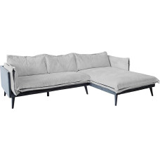 KAWOLA Quenya nurgadiivan, Corduroy diivan, suur diivan, samet, antratsiit, nurgadiivan, L-kujuline Chaise Longue Right Living Landscape