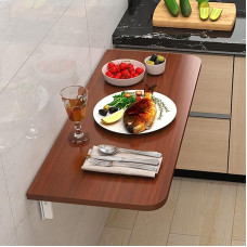 Generisch Klapptisch Platzsparender schwebender Wandschreibtisch. Vielseitiger Klapptisch für kleine Räume, ideal für Home-Office, Schlafzimmer, Küche, Computernutzung und Esszimmerlösungen.