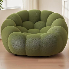 Loov minimalistlik 3D laisk diivan aktsenttool elutuba ühe diivaniga rõdu disainer õppesohva Creative Villa korter Sobib elutuppa magamistuba hotell kontor G, 119 x 112 x 70 cm, 119 x 112 x 70 cm