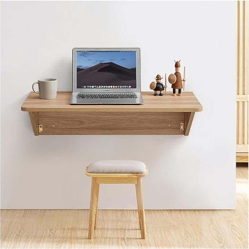 Schwebender Klapptisch zur Wandmontage, für Esszimmer, Küche, platzsparender Schreibtisch, 60 x 40 cm, 