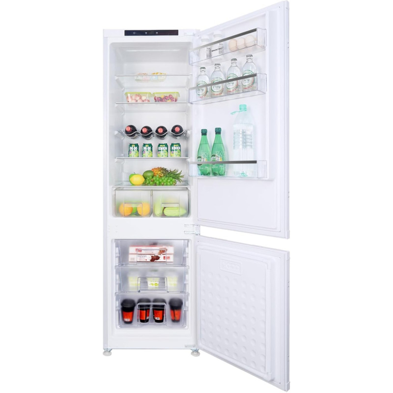 magictec Built-in Fridge with Freezer | 177 cm | 248 L (186L/62L) | No Frost | Fridge-Freezer Combination with Interchangeable Door Hinges |