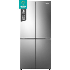 Hisense RQ5P470SAID Cross-Door Fridge-Freezer, 304 Litre Fridge Capacity, 179 Litre Freezer, Total NoFrost, Wifi, Multi AirFlow, FastFreeze, Energy Efficiency Class D, 178.5 cm x 79.4 cm
