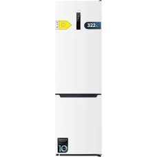 Cecotec Bolero CoolMarket Combi 322T White D. Total No Frost, Inverter Plus Compressor, Fridge White 185 x 60 cm, 322 L, Energy Class D, Multi Air Flow, Quick Freeze Mode