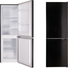 Respekta KG144S-37 Stand Fridge-Freezer Combination / 109 L Fridge Capacity / 48 L Freezer Capacity / with Adjustable Thermostat and Ice Cube Maker / H 144 x (W) 47.4 x (D) 49.5 cm / 39 dB / Black