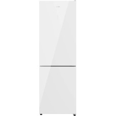 Cecotec CoolMarket 322 Fridge Combi 2 Doors Glass 322 Litres White Diameter Height 185 and 60 cm Width, Inverter Plus Motor, Multi Air Flow, Total No Frost