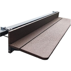 Väike kokkupandav laud rõdule, rippuv rõdulaud õuealale, reguleeritava kõrgusega väike kokkupandav laud terrassile, -124 x 21 x 9 (104 x 21 x 9)