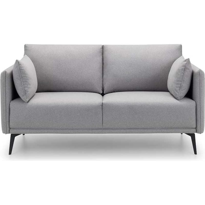 Julian Bowen Raw 2-kohaline diivan Platinum Grey